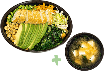 Produktbild Poke Bowl Tofu + Miso Suppe